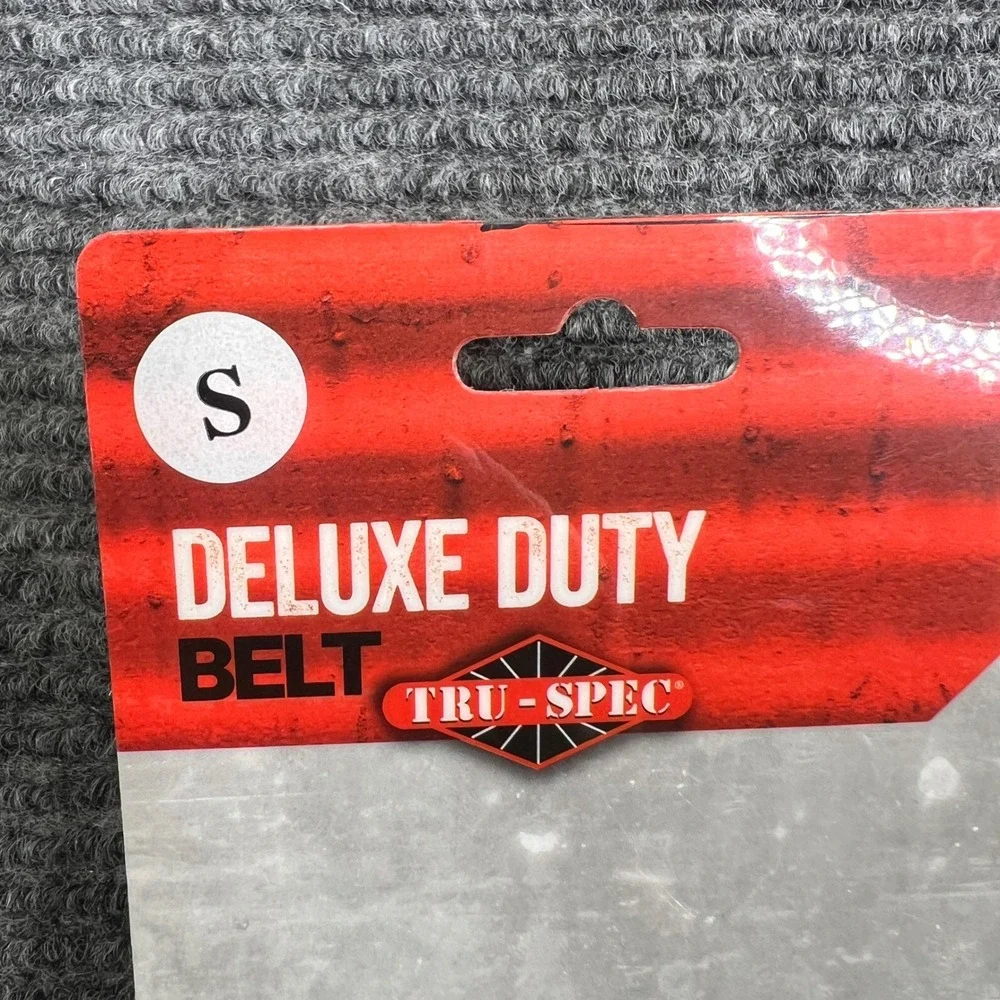 Tru-Spec Deluxe Duty Belt 4112 Black Ballistic Nylon Tactical Small NEW